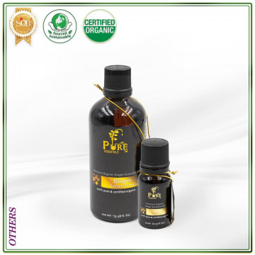 100% Certified Organic Pure Essential Oil (Ginger)