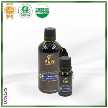 100% Certified Organic Pure Essential Oil (German Chamomile)