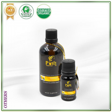 100% Certified Organic Pure Essential Oil (Lemon)