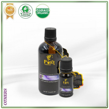 100% Certified Organic Pure Essential Oil (Lavender)
