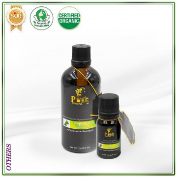 100% Certified Organic Pure Essential Oil (Peppermint)