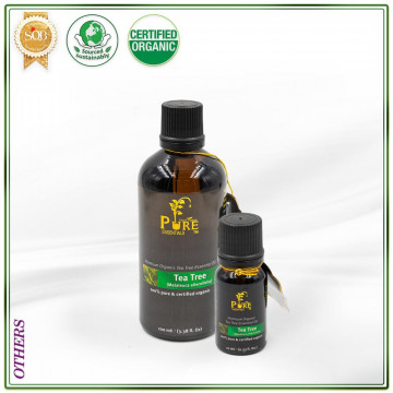 100% Certified Organic Pure Essential Oil (Tea Tree)