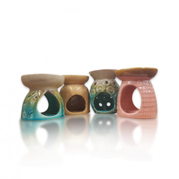 Ceramic Candle Burner (Assorted Design)