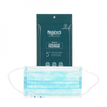 Disposable Face Mask with Aroma Peppermint Beads (5 pcs/pack)