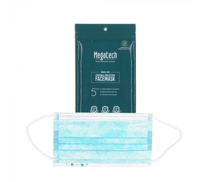 Disposable Face Mask with Aromatherapy Peppermint Beads