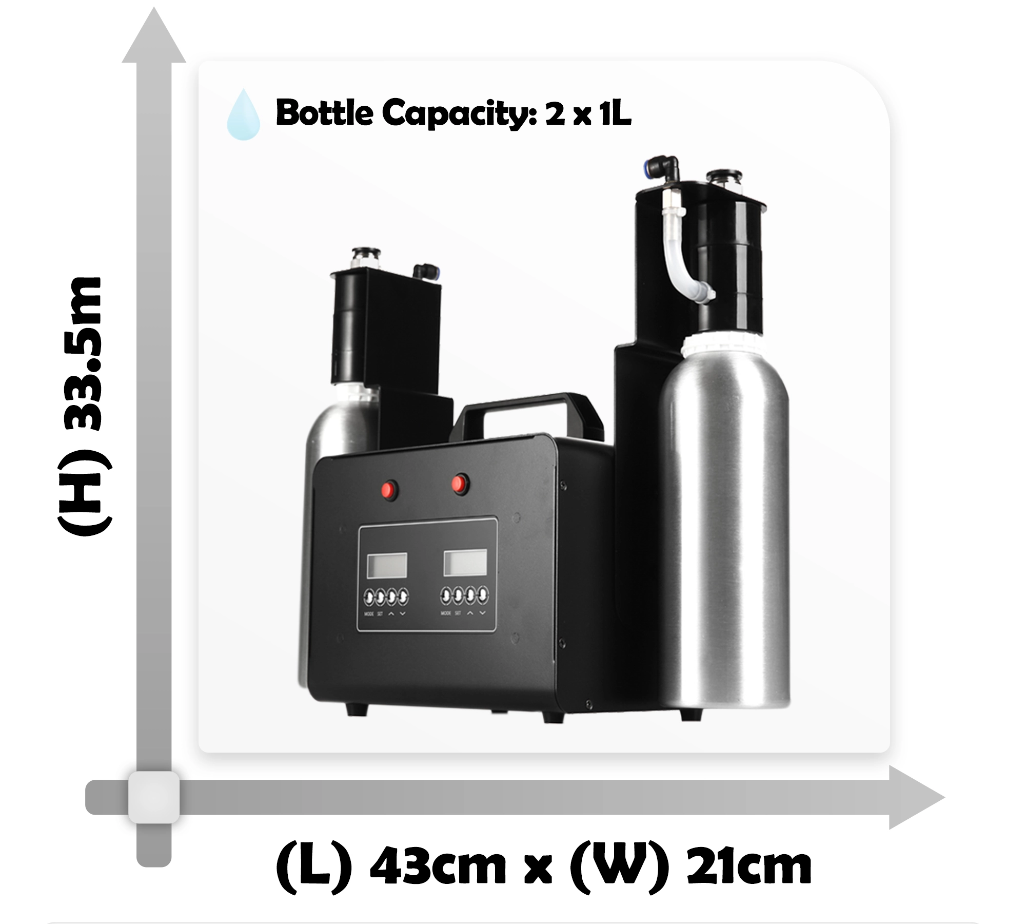 Aroma Nebulizer, Ambient Scenting, Air Aroma Scenting, Air Fragrancing Device, Air Scenting Equipment - Model HVAC5000