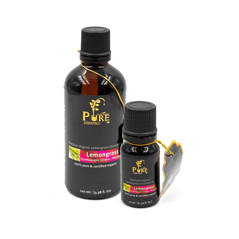 Certified Organic Pure Essential Oil - Lemongrass Family